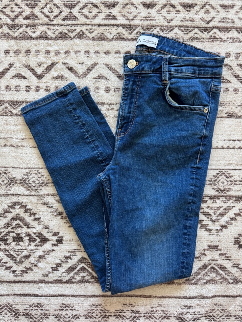 Zara Dark Wash Skinny Jeans